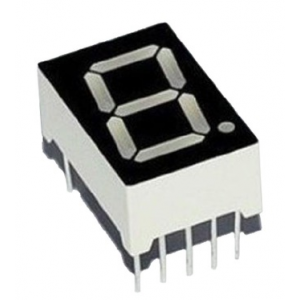 HR0262 0.5inch 1 7-Segments Display  common cathode 5101AS